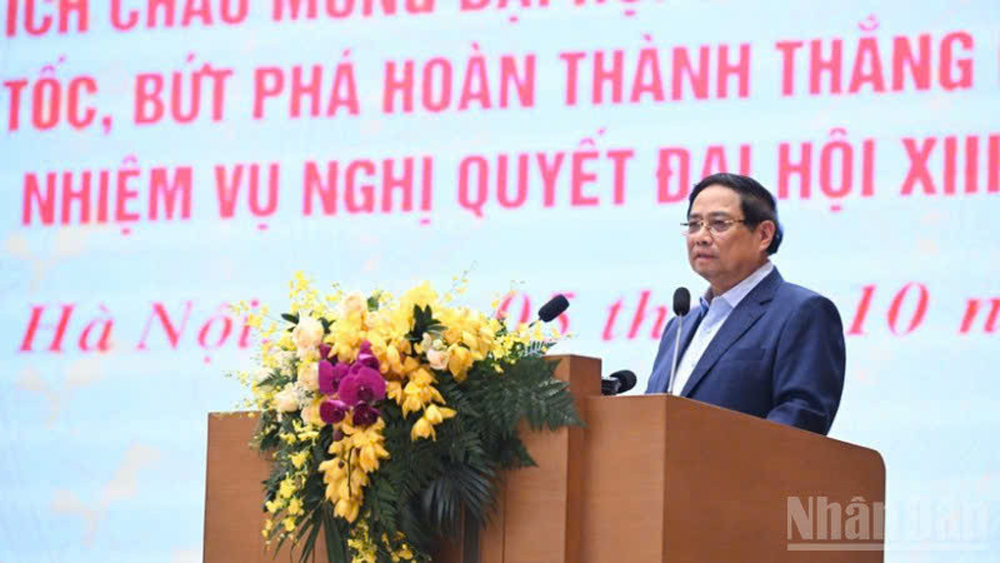 Thủ tướng Phạm Minh Chính phát biểu tại Lễ phát động.