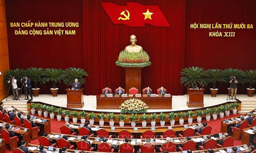 Phiên khai mạc Hội nghị lần thứ mười ba, Ban Chấp hành Trung ương Đảng khoá XIII.