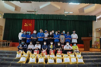 
Ảnh: Dự án của đoàn thành niên “Tiếng anh cho trẻ em Hòa Bình”