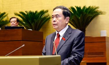 Chủ tịch Quốc hội Trần Thanh Mẫn phát biểu khai mạc Kỳ họp.