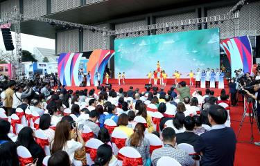 Hội Báo toàn quốc 2023 sôi động và đầy màu sắc. Ảnh: Sơn Hải