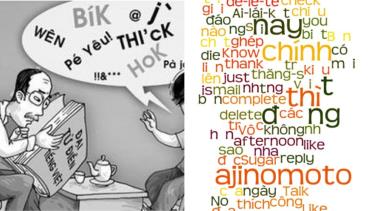 ''Tiếng mạng' được hình thành và sử dụng, cùng với sự du nhập ồ ạt của từ ngữ nước ngoài đang có nguy cơ lấn át ngôn ngữ chuẩn mực.
