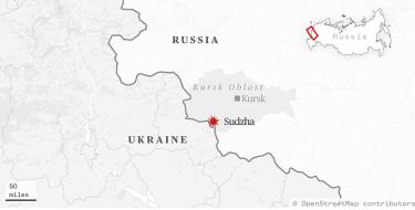 Vị trí tỉnh Kursk.